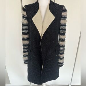 Beautiful Tweed Coat with sleeve detailing